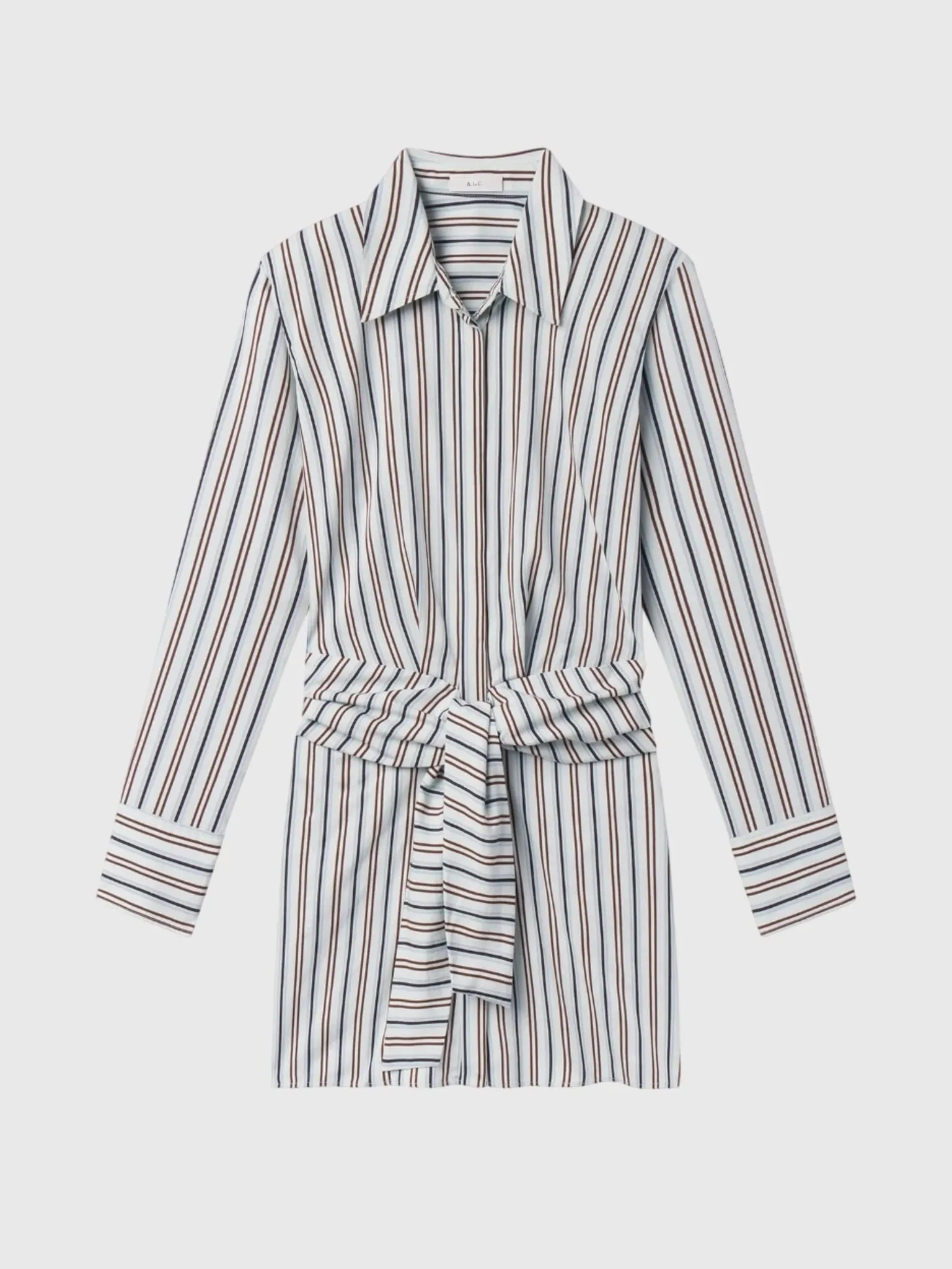 ALC Women's Mia Striped Mini Shirtdress sold by Saint Bernard
