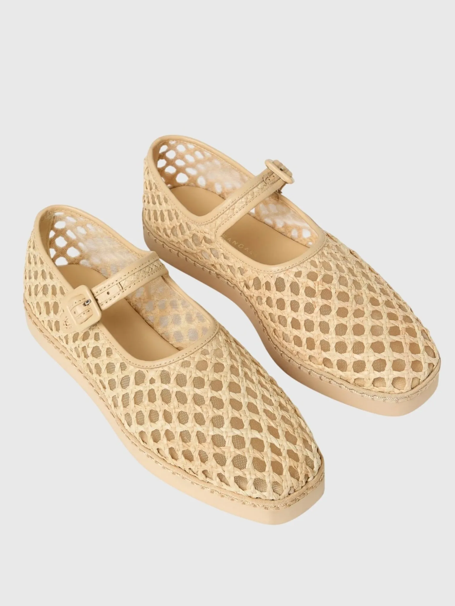 Loeffler Randall Women's Rita Netted Mary Jane Flat sold by Saint Bernard