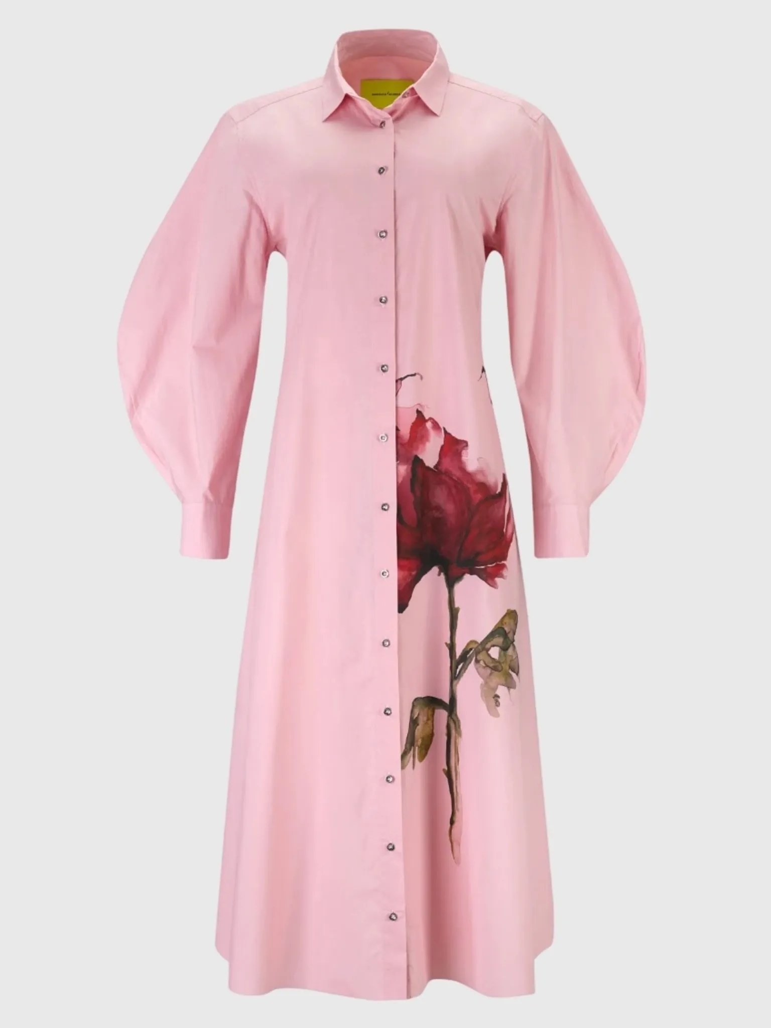 Marques Almeida Women's Watercolor Shirt Dress sold by Saint Bernard