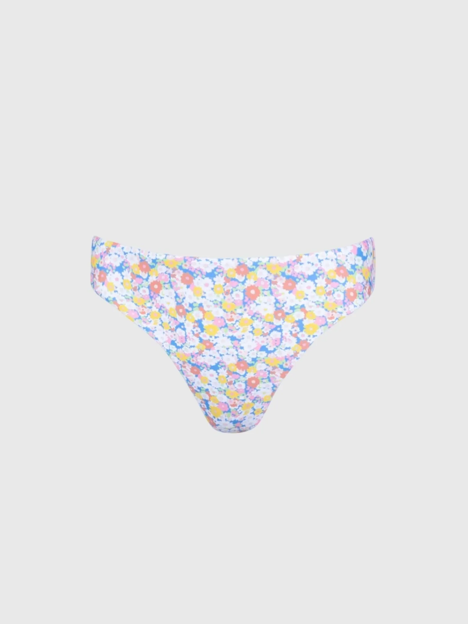 Minnow Women's Jasmine Blossom Mid Rise Bikini Bottom sold by Saint Bernard