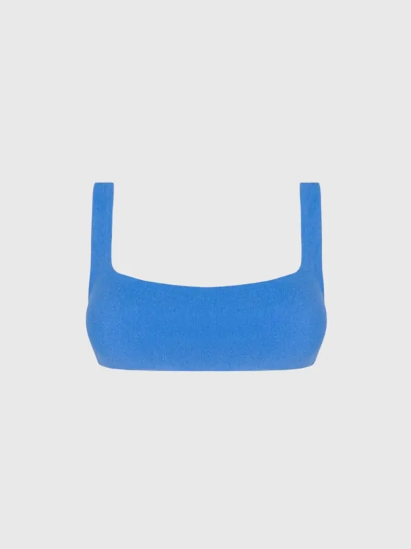 Minnow Women's Terry Square Neck Bikini Top sold by Saint Bernard