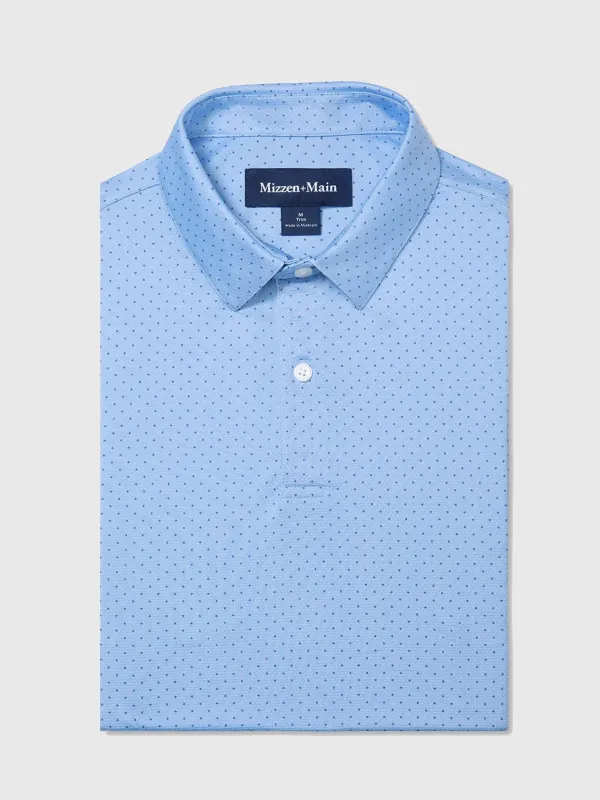 Mizzen+Main Men's Trim Halyard Polo made by Mizzen+Main