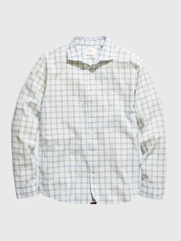 Billy Reid Men's Seersucker Hutcheson Sport Shirt made by Billy Reid