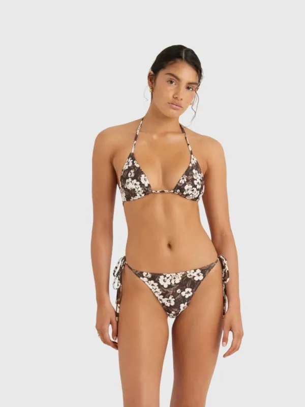 Peony Women's Essential String Triangle Bikini Top sold by Saint Bernard