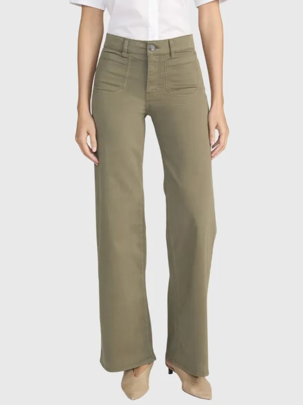 Frame Women's Le Slim Palazzo Modernist Pocket Jean made by Frame Denim