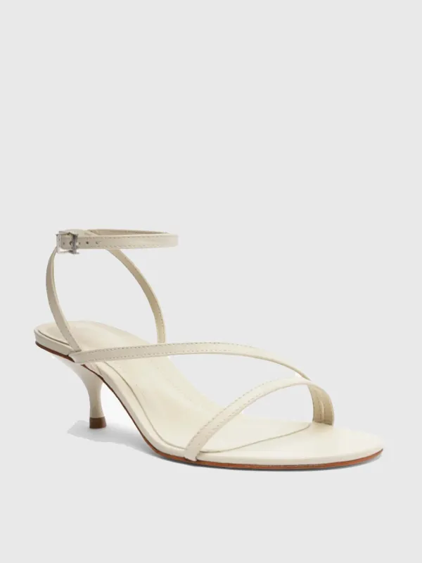 Schutz Women's Helene Leather Sandal made by Saint Bernard