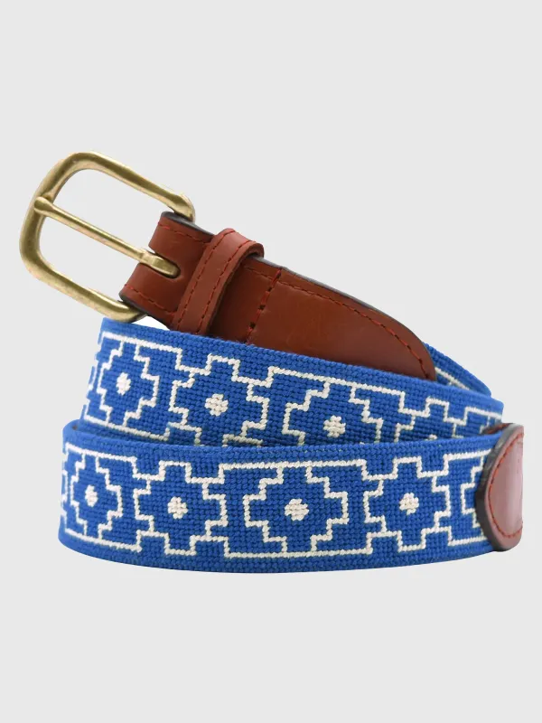 Smathers & Branson Men's Claiborne Needlepoint Belt made by Smathers & Branson