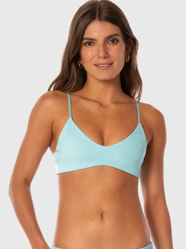 Maaji Women's Blue Heaven Liberties Sporty Bralette Bikini Top sold by Saint Bernard