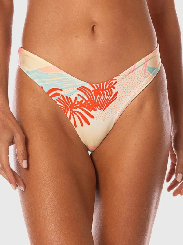 Maaji Women's Cali Sea Splendour Regular Rise Thin Side Bikini Bottom sold by Saint Bernard