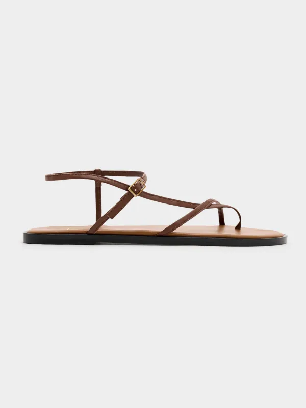 ATP Atelier Women's Capri Flat Leather Sandal made by ATP Atelier
