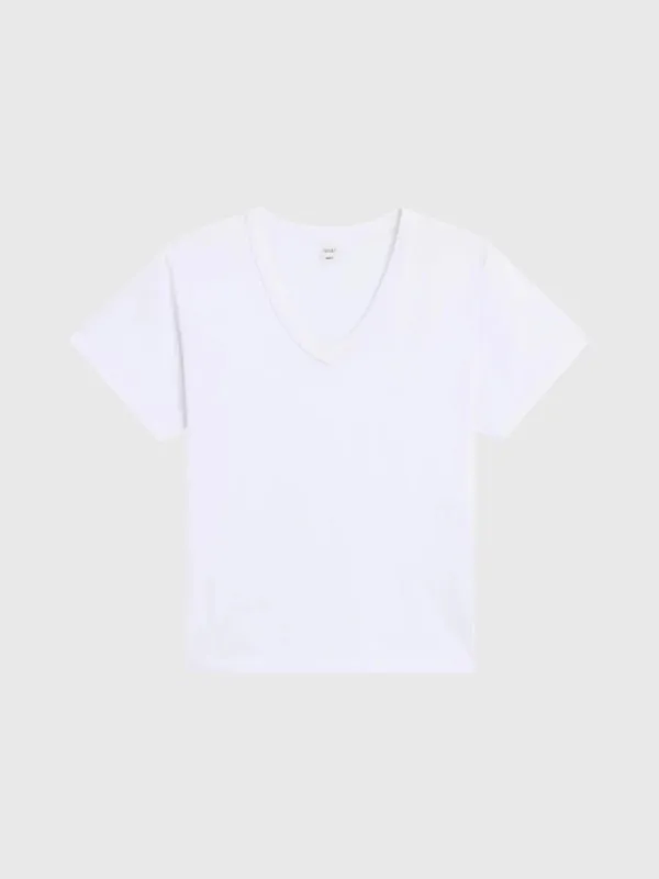 Leset Women's Margo V-Neck Tee sold by Saint Bernard