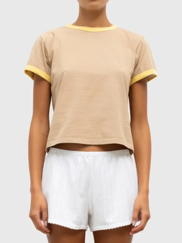 Leset Women's Margo Ringer Tee made by Leset