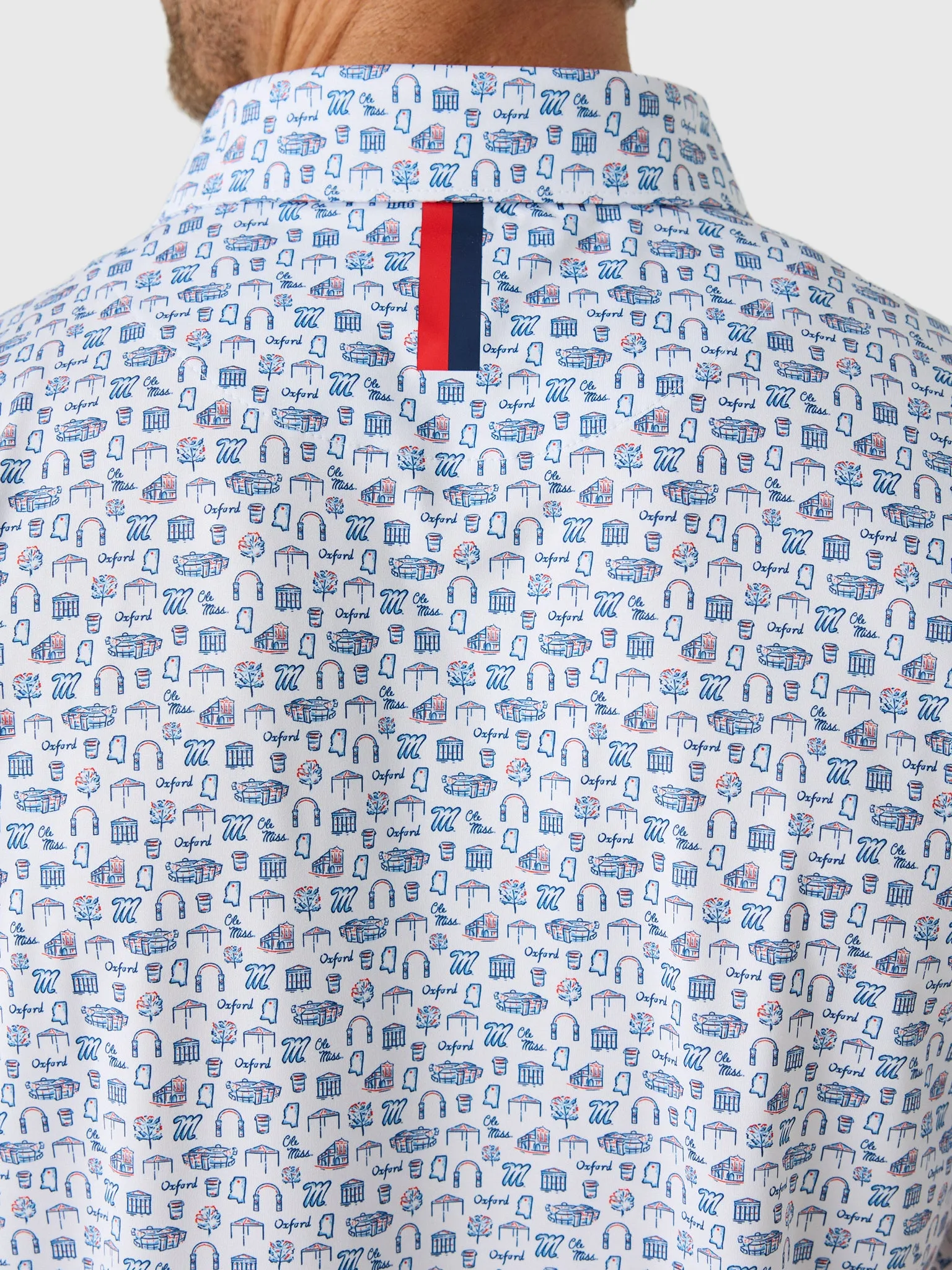 Rhoback Men's The Ole Miss College Town Polo sold by Saint Bernard product image thumbnail 5