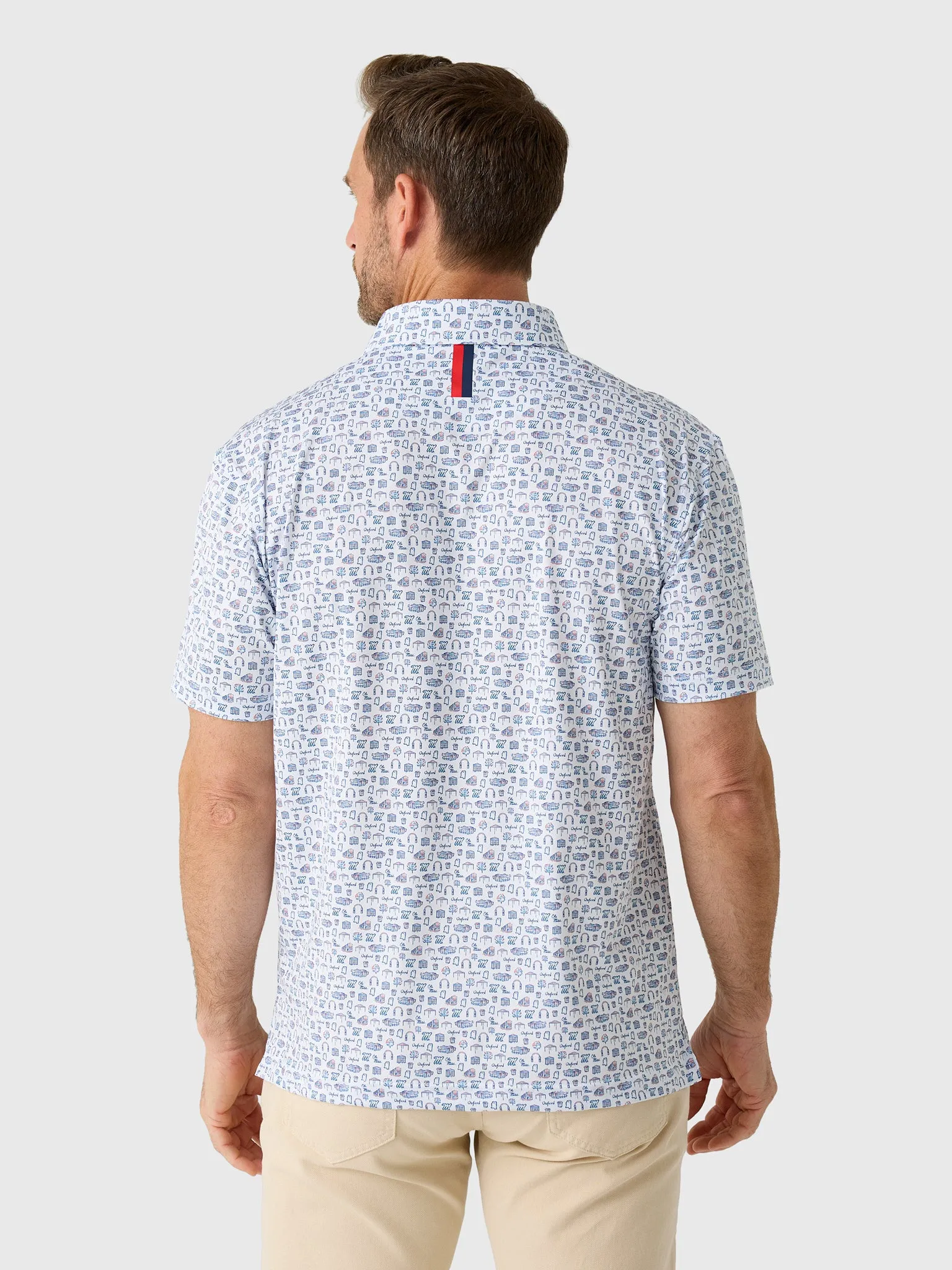 Rhoback Men's The Ole Miss College Town Polo sold by Saint Bernard product image thumbnail 4