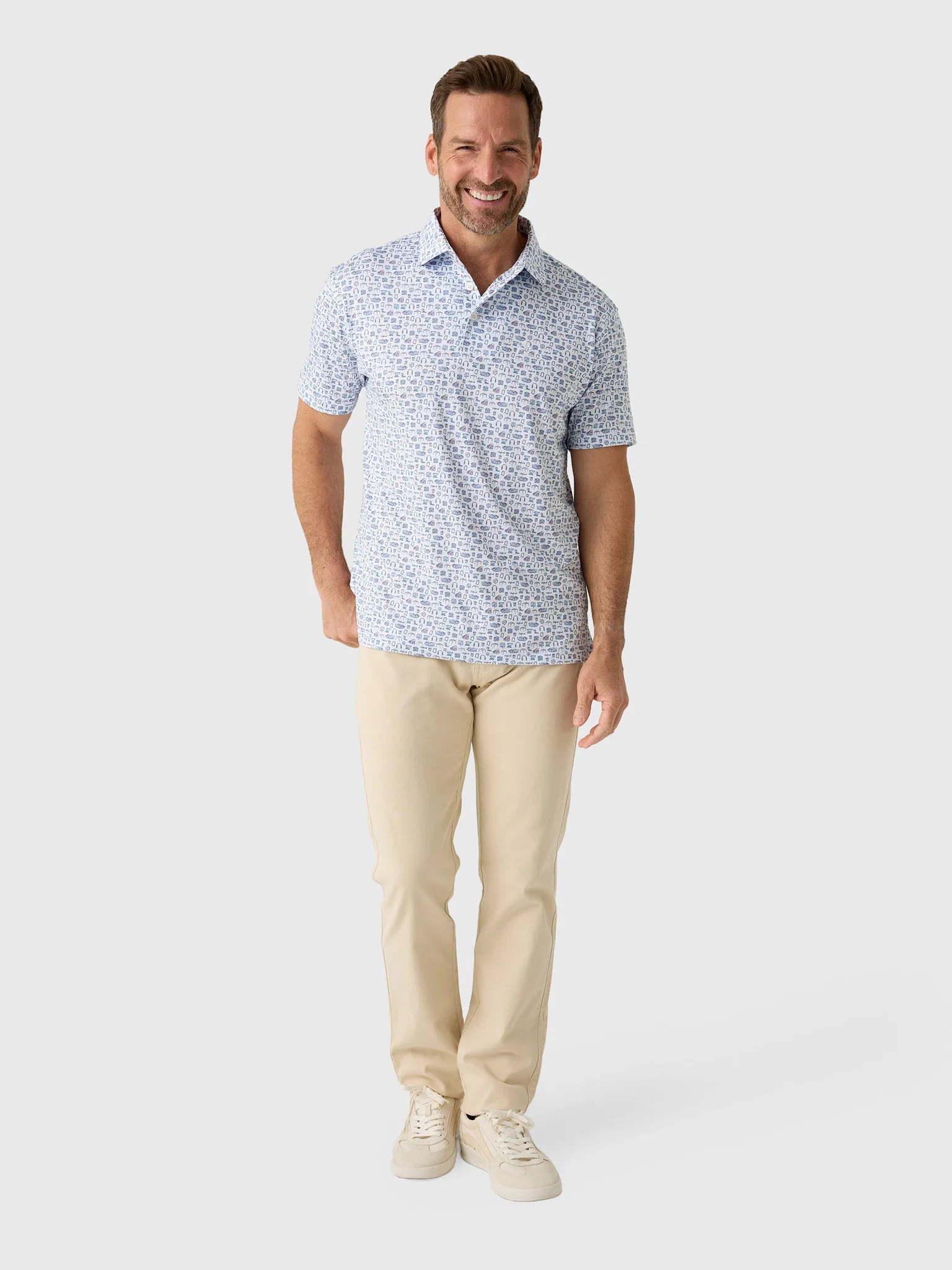 Rhoback Men's The Ole Miss College Town Polo sold by Saint Bernard product image thumbnail 2
