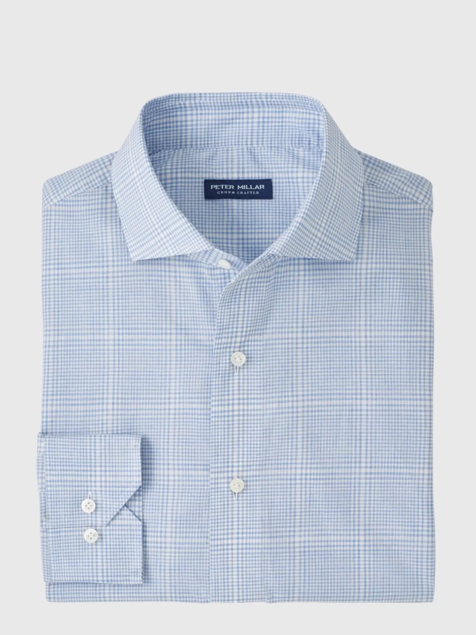 Peter Millar Crown Crafted Men's Urbino Italian Poplin Sport Shirt sold by Saint Bernard