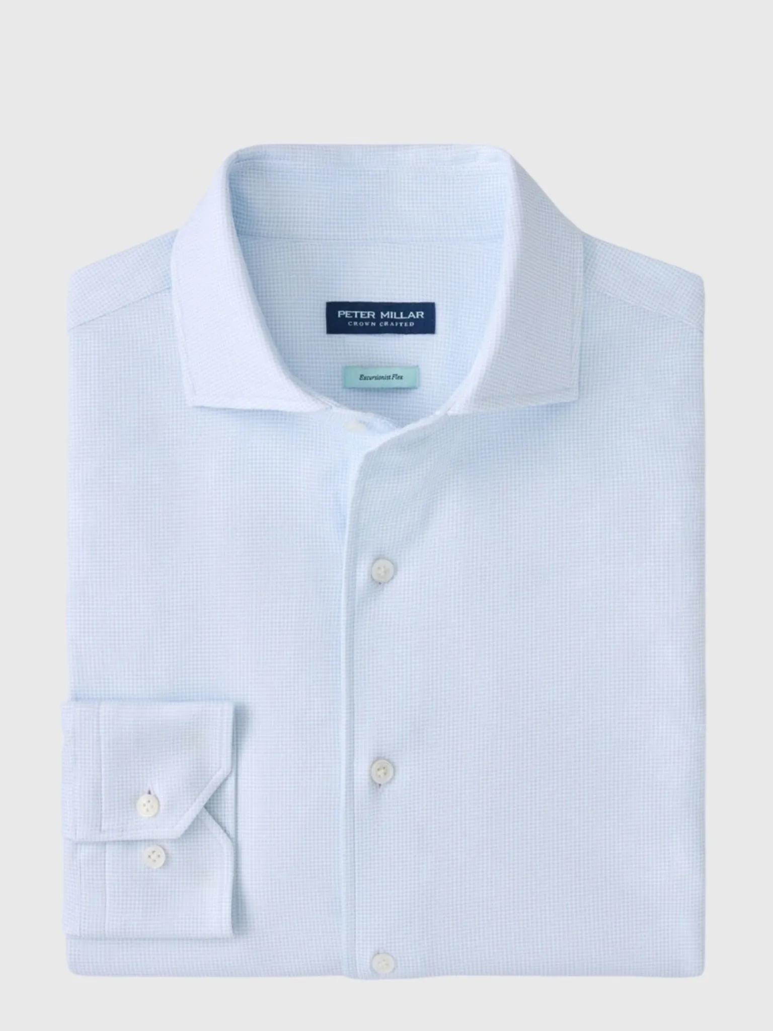 Peter Millar Crown Crafted Men's Excursionist Flex Print Sport Shirt sold by Saint Bernard