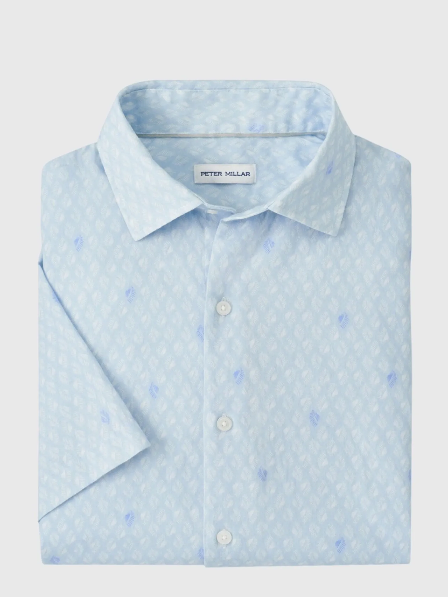 Peter Millar Crown Men's Whitehaven Cotton-Lyocell Sport Shirt sold by Saint Bernard
