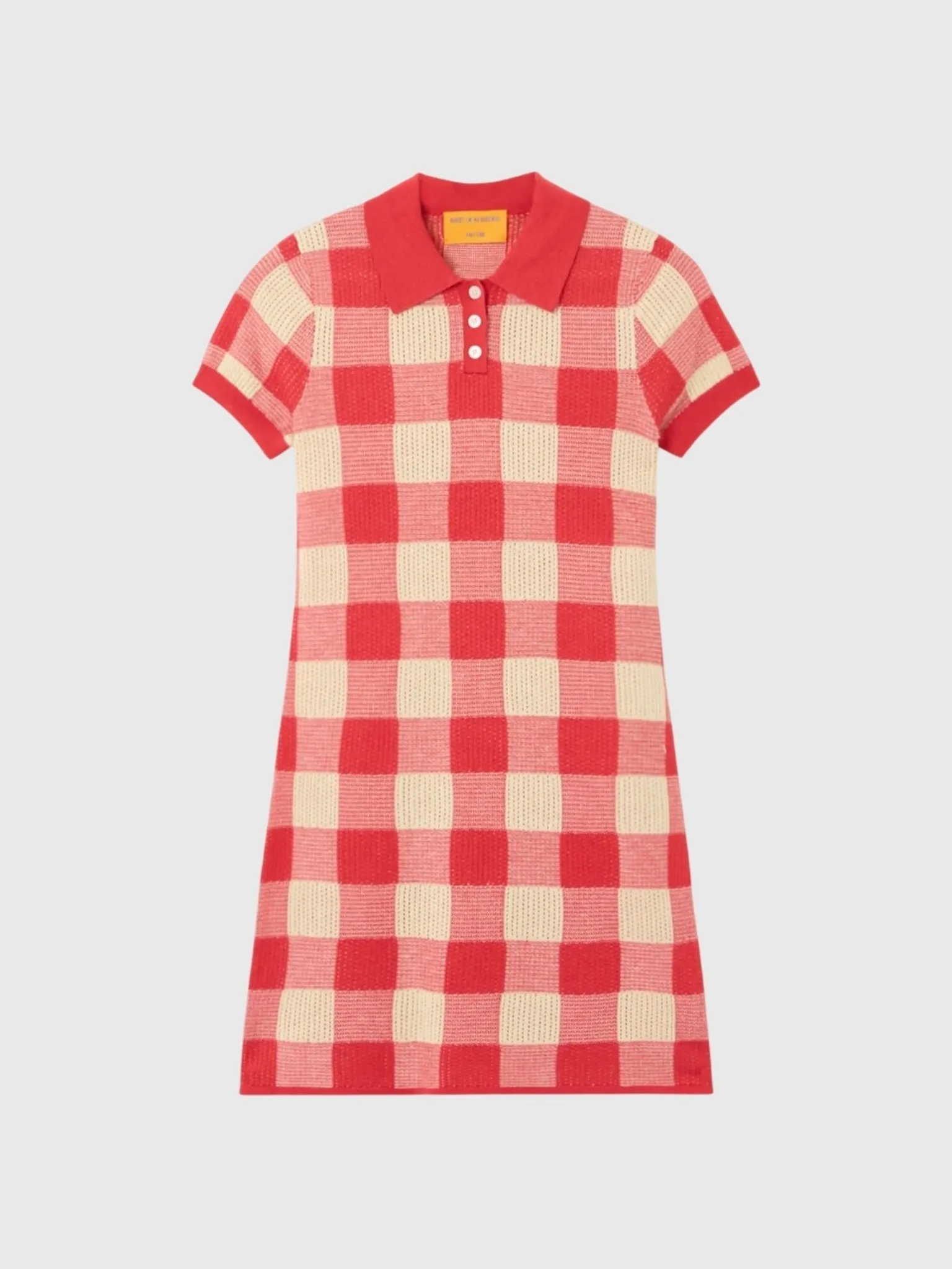 Guest In Residence Women's Gingham Polo Dress sold by Saint Bernard