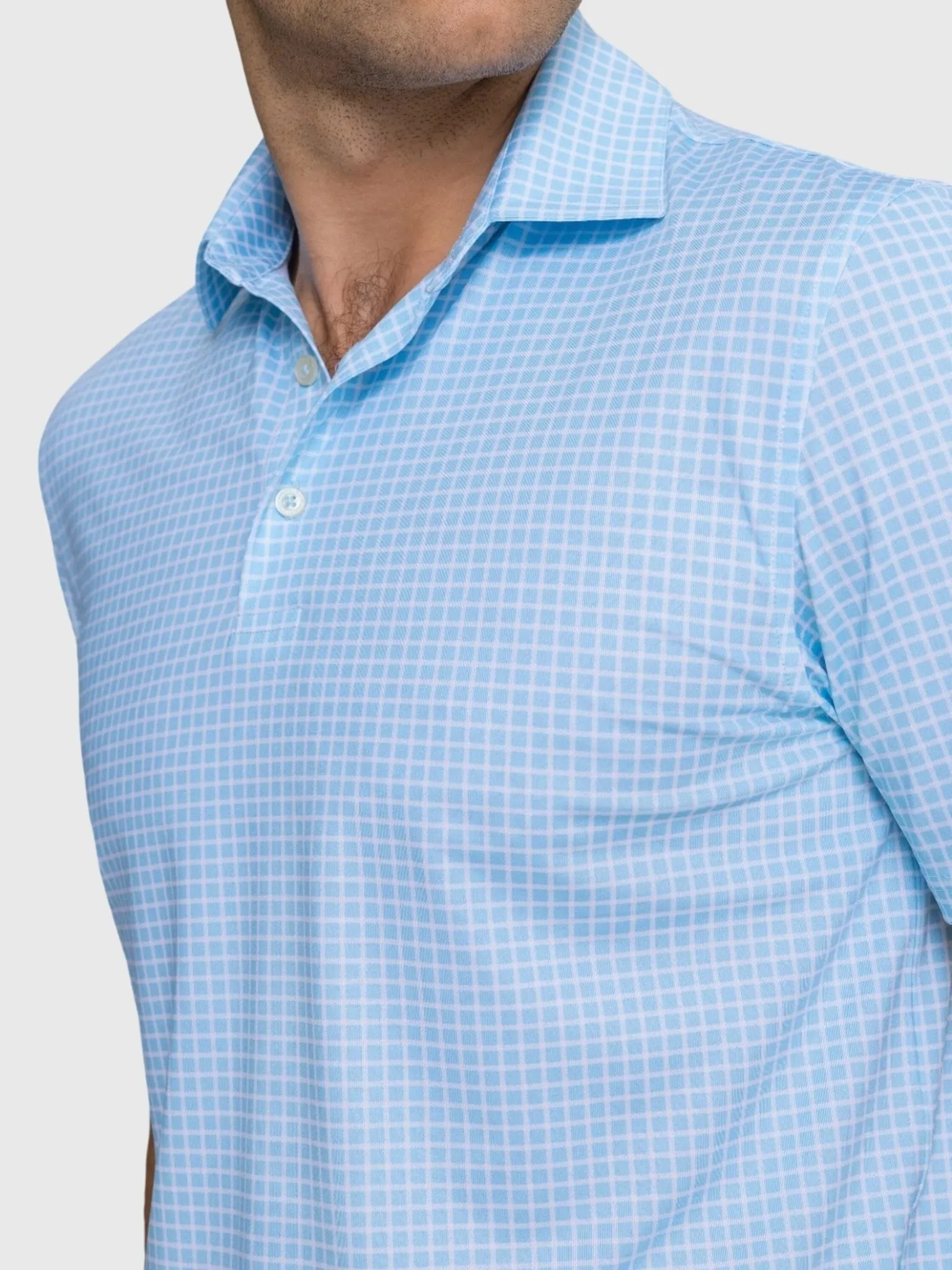 Southern Tide Men's Driver Dunes Edge Plaid Polo sold by Saint Bernard product image thumbnail 2