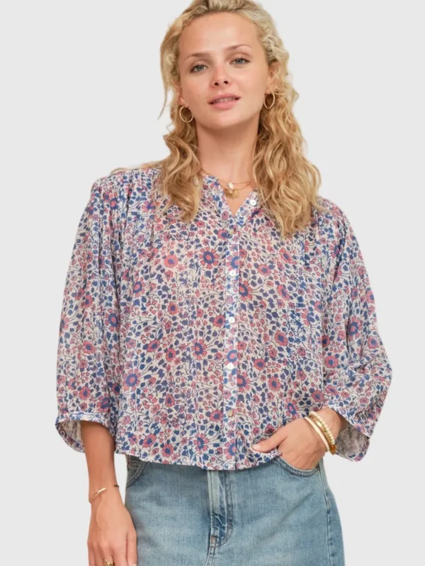M.A.B.E Women's Della Print Top made by M.A.B.E.