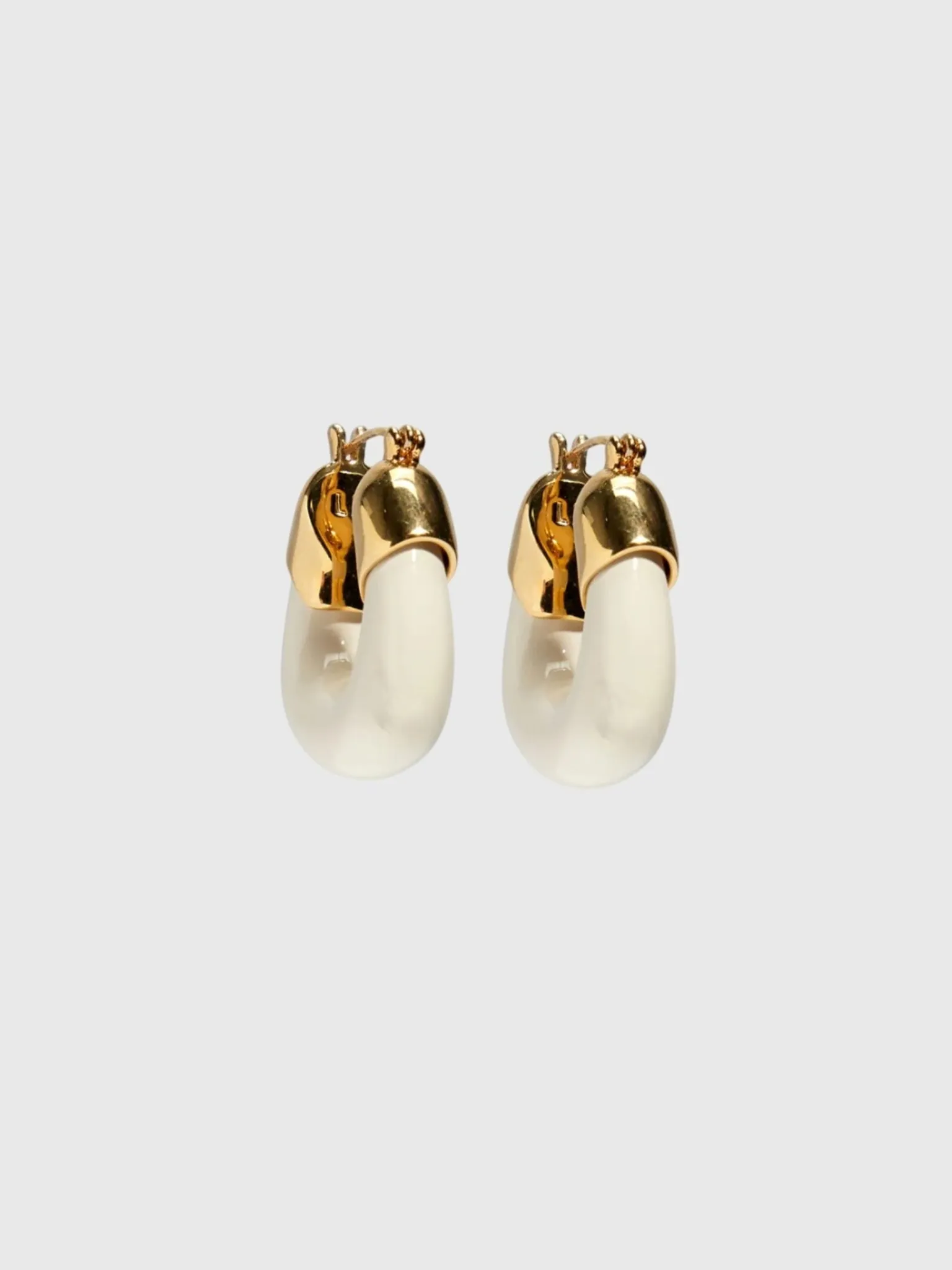 Lizzie Fortunato Mini Organic Hoop Earrings sold by Saint Bernard