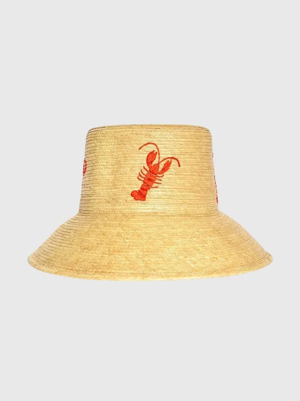 Sunshine Tienda Women's Lobster Bucket Hat made by Sunshine Tienda
