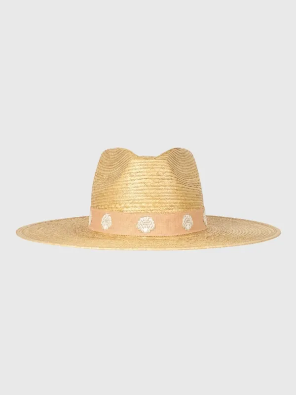 Sunshine Tienda Women's Shell Haven Palm Hat made by Sunshine Tienda