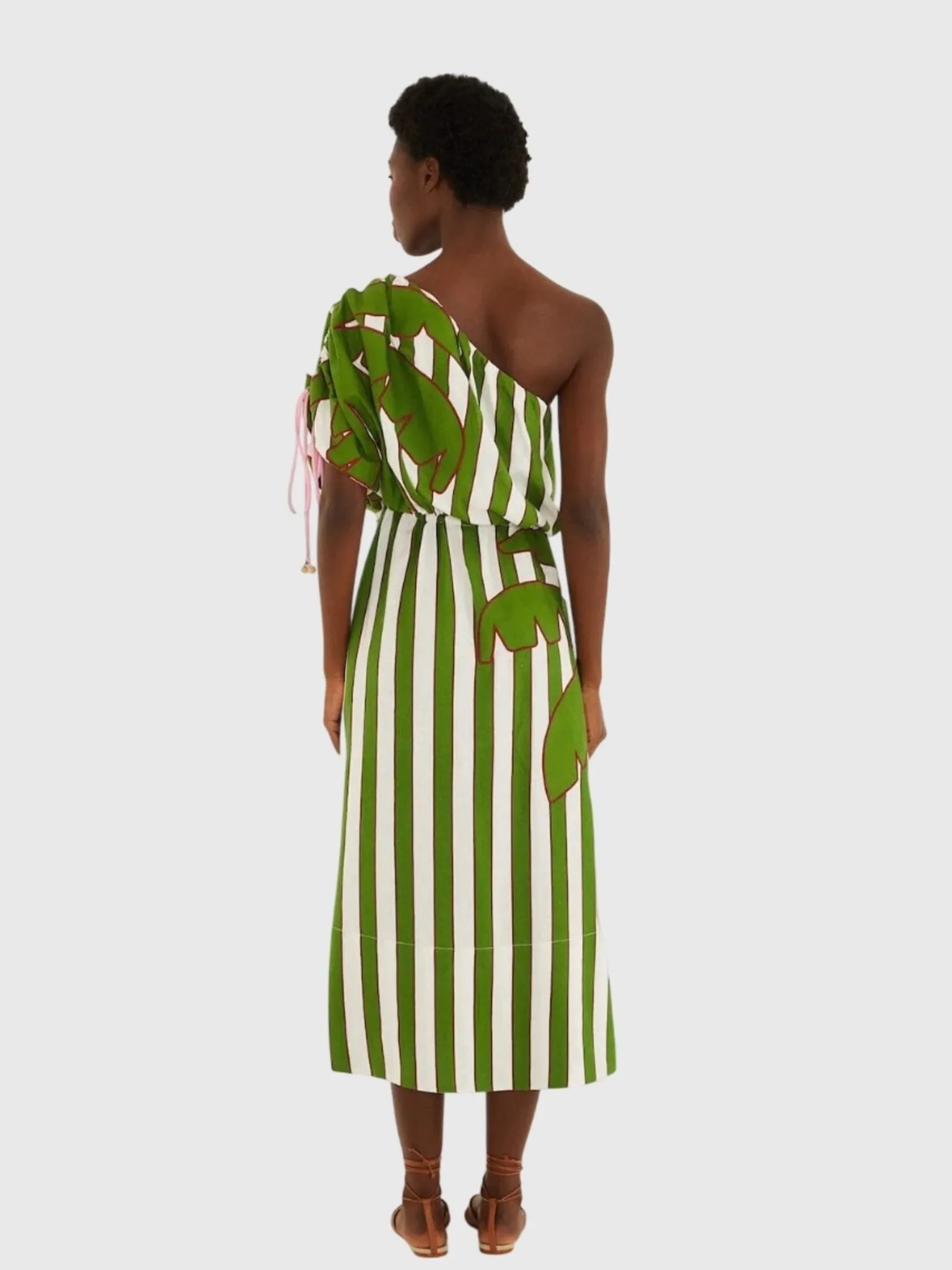 Farm Rio Women's One-Shoulder Midi Dress sold by Saint Bernard product image thumbnail 3