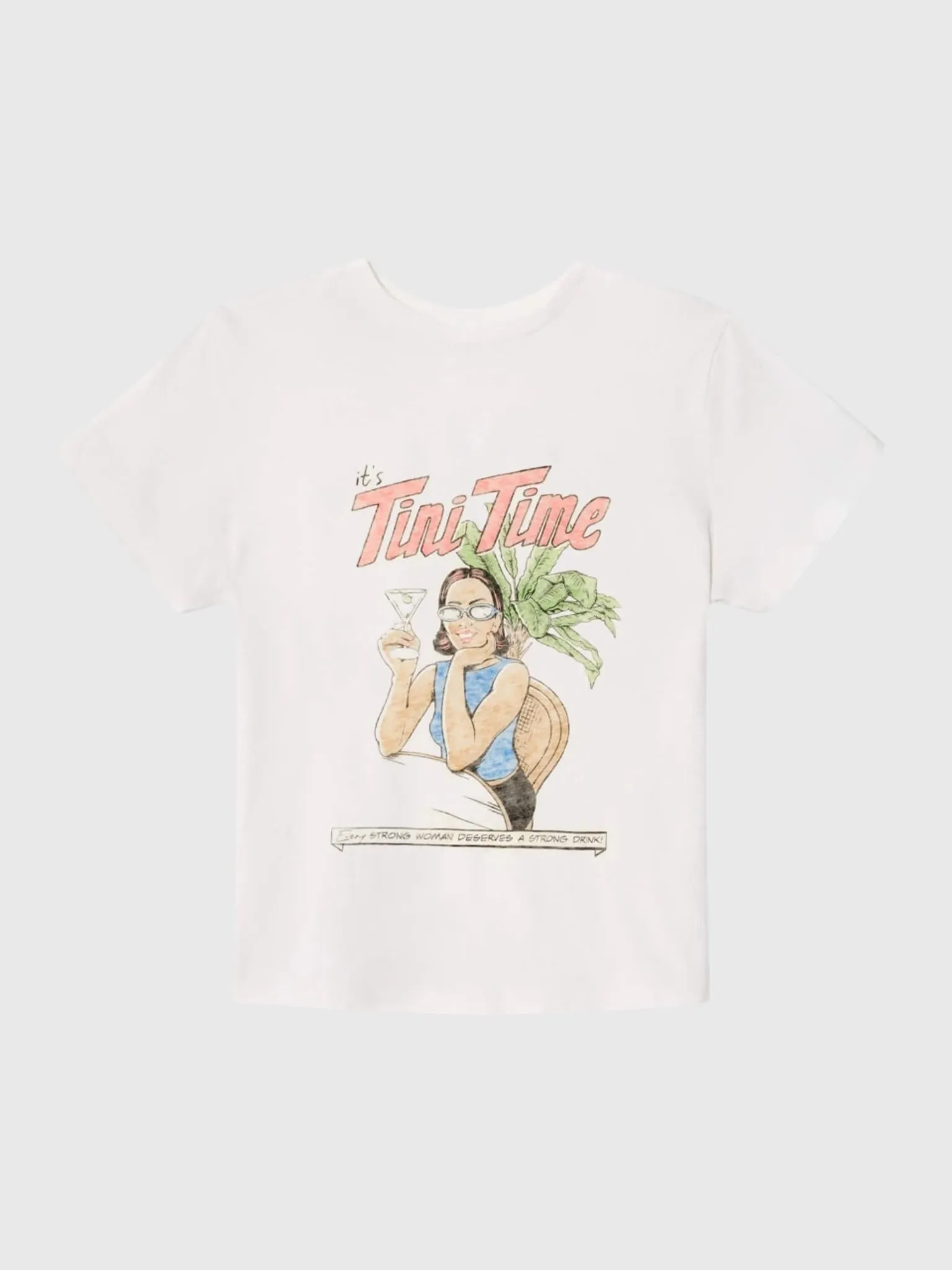 Re/Done Women's Tini Time Classic Tee sold by Saint Bernard