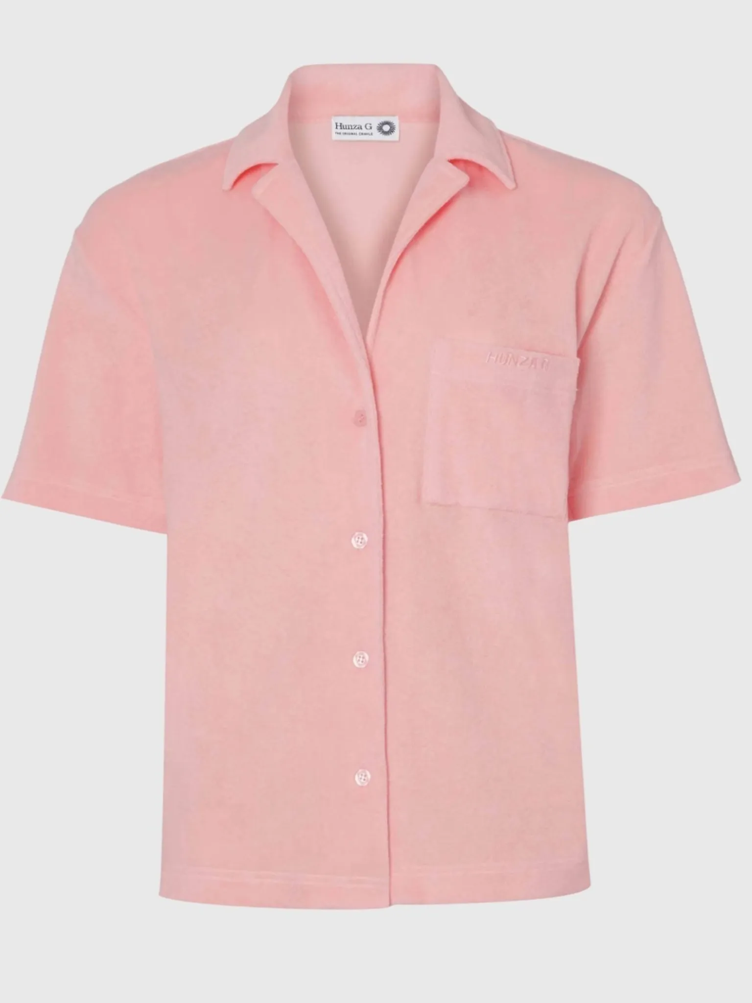 Hunza G Women's Terry Towelling Cuban Shirt sold by Saint Bernard