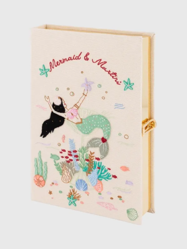 Olympia Le-Tan Mermaid & Martini Book Clutch made by Olympia Le-Tan