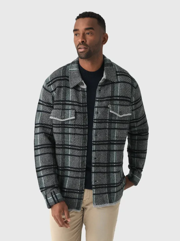 Guest In Residence Men's Plaid Work Shirt made by Saint Bernard