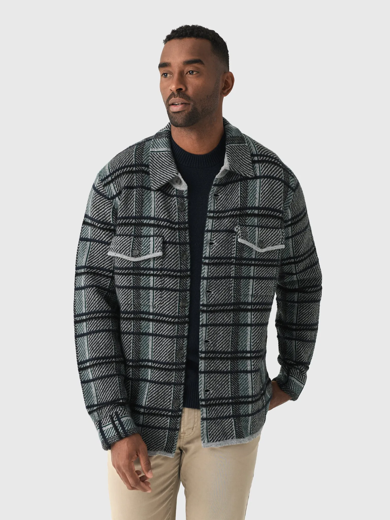 Guest In Residence Men's Plaid Work Shirt sold by Saint Bernard