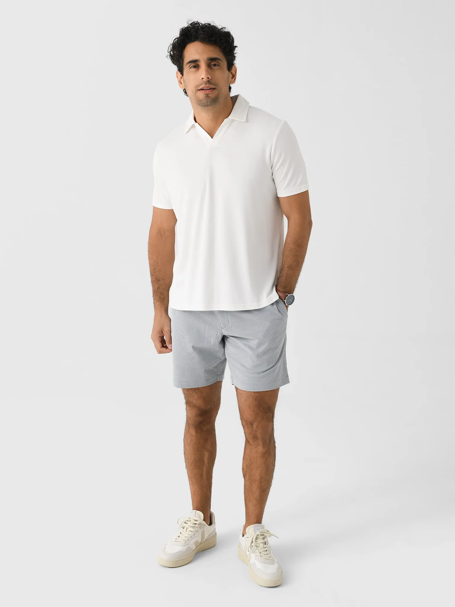 RYE51 Men's Flex Seersucker Drawstring Short sold by Saint Bernard product image thumbnail 2