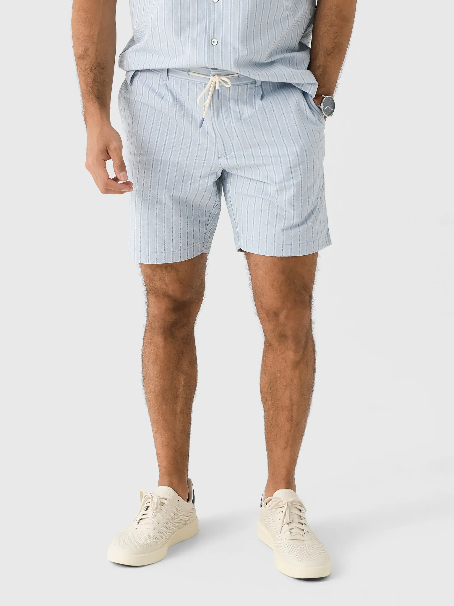 RYE51 Men's Flex Seersucker Drawstring Short sold by Saint Bernard product image thumbnail 5