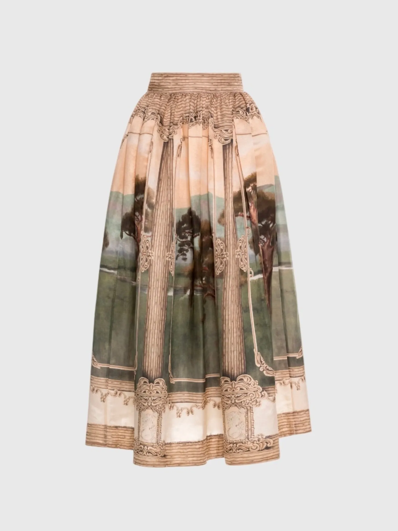 Agua By Agua Bendita Women's Tangelo Paraiso Midi Skirt sold by Saint Bernard