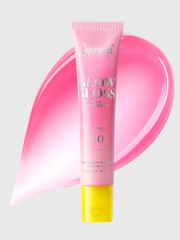 Supergoop Glow Gloss Lip Balm SPF 40 made by Saint Bernard