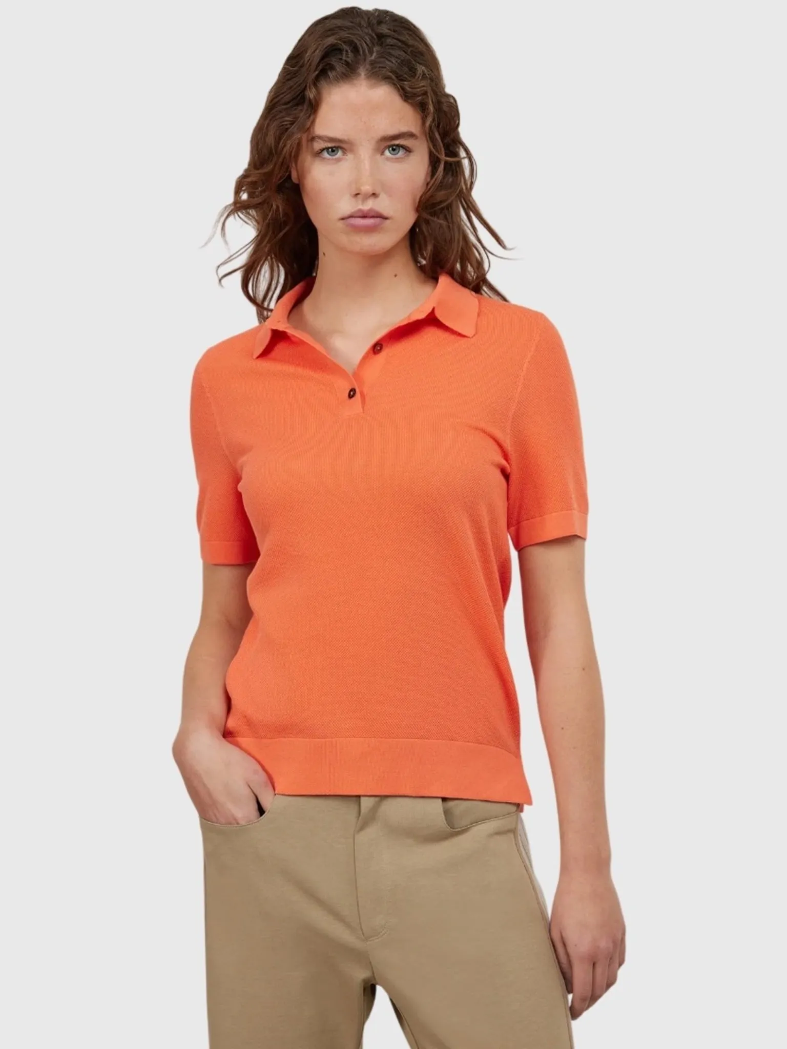 Frauenschuh Women's Sienna Polo Shirt sold by Saint Bernard product image thumbnail 5