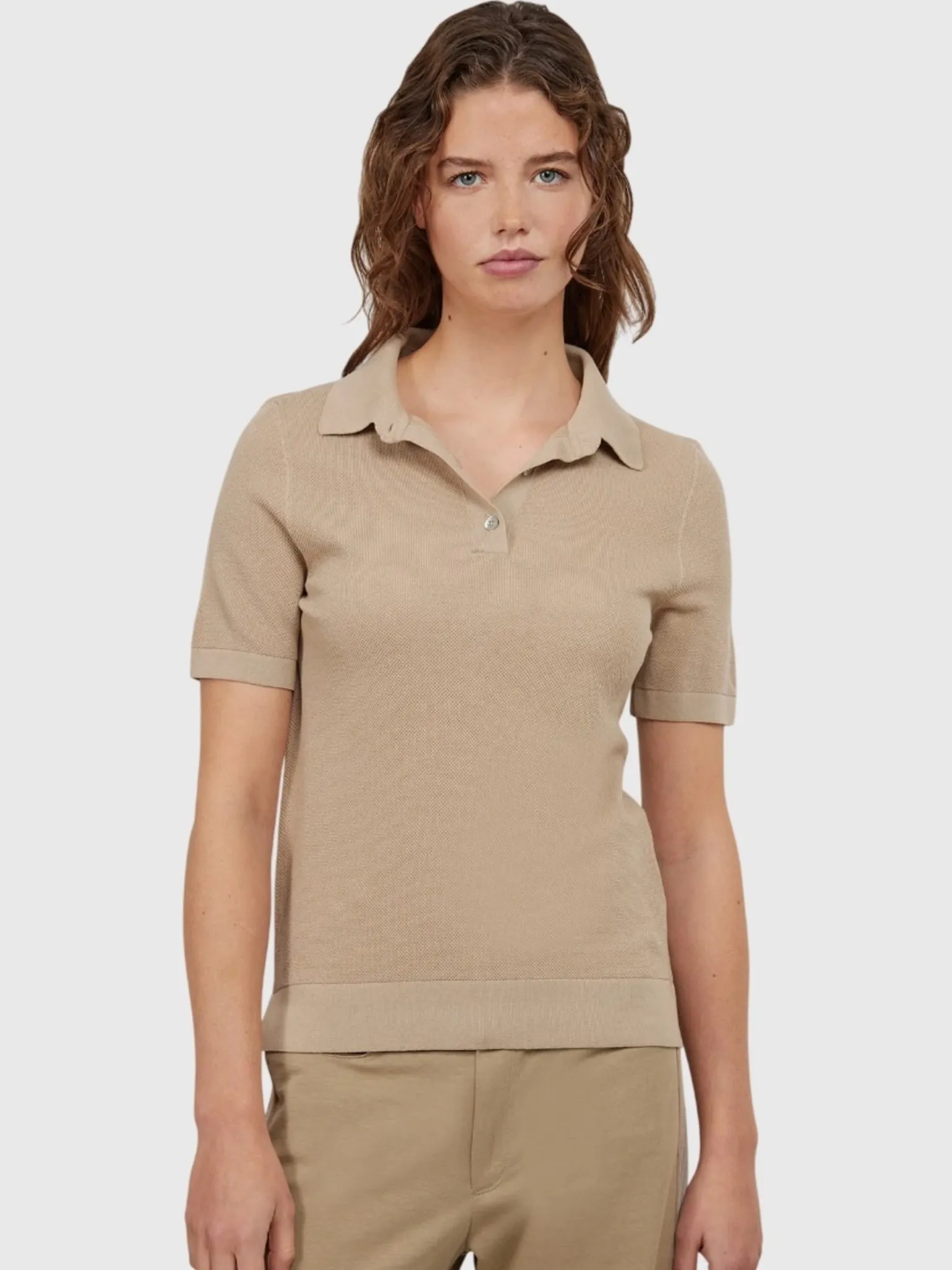 Frauenschuh Women's Sienna Polo Shirt sold by Saint Bernard product image thumbnail 3