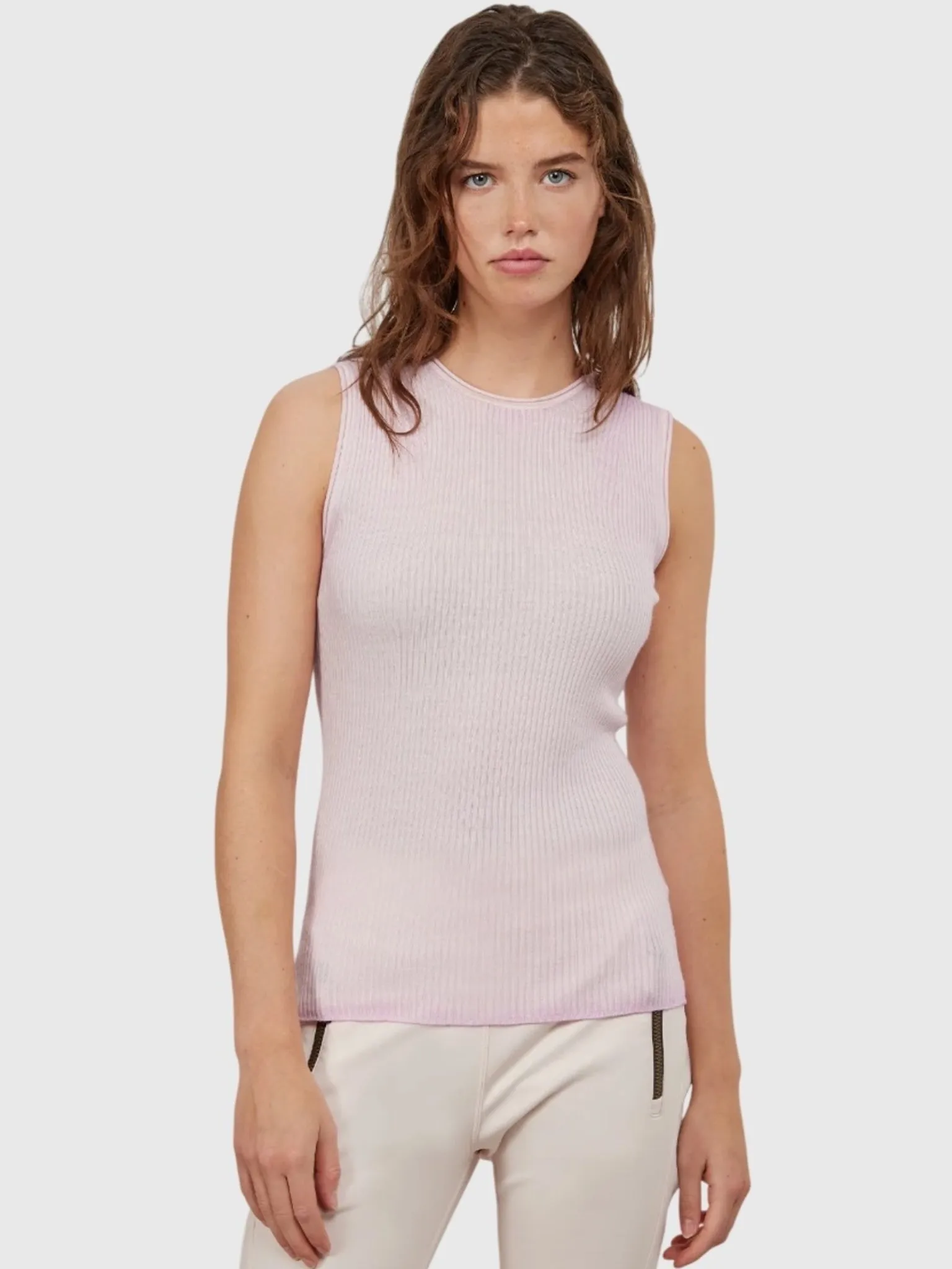 Frauenschuh Women's Lavinia Dyed Sleeveless Knit Shirt sold by Saint Bernard product image thumbnail 3