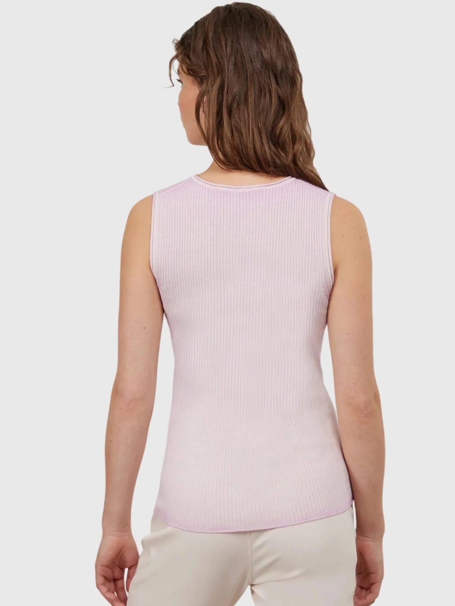 Frauenschuh Women's Lavinia Dyed Sleeveless Knit Shirt sold by Saint Bernard product image thumbnail 2