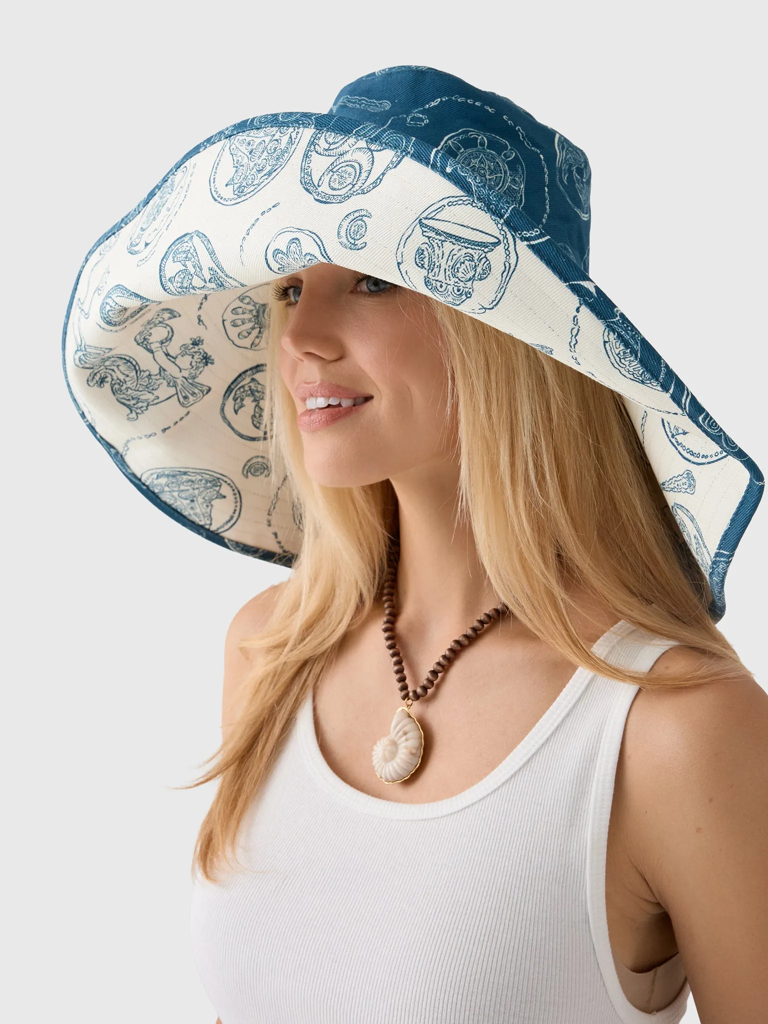 Alemais Women's Lucky Wide Brim Sunhat sold by Saint Bernard product image thumbnail 2