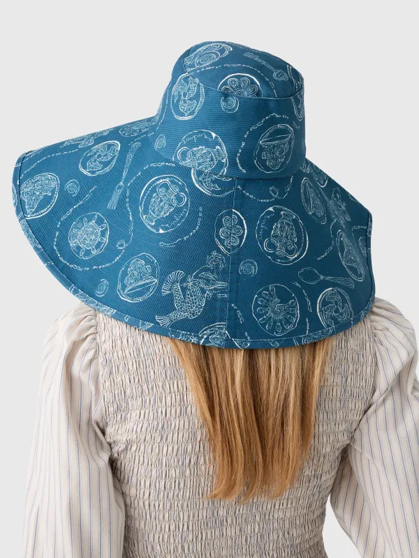 Alemais Women's Lucky Wide Brim Sunhat made by Alemais