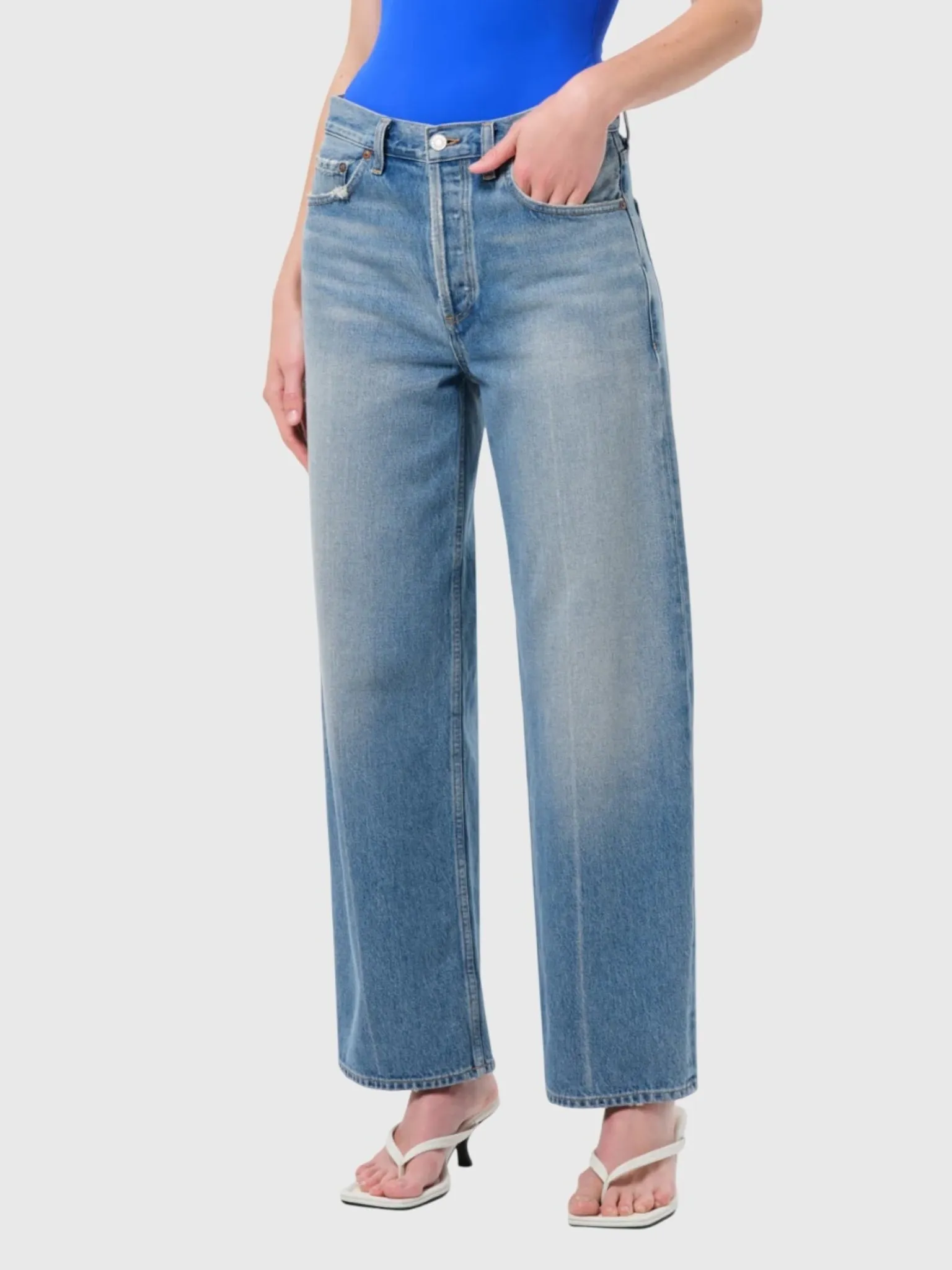 Agolde Women's Arc Wide Leg 29" Jean sold by Saint Bernard