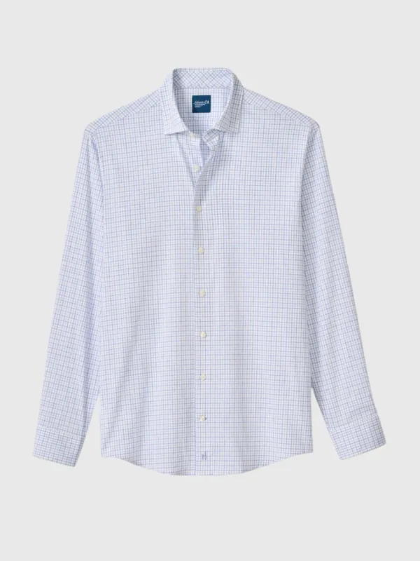 Johnnie-O Men's Briney Tattersall Everyday Performance Button-Down Shirt made by Johnnie-O