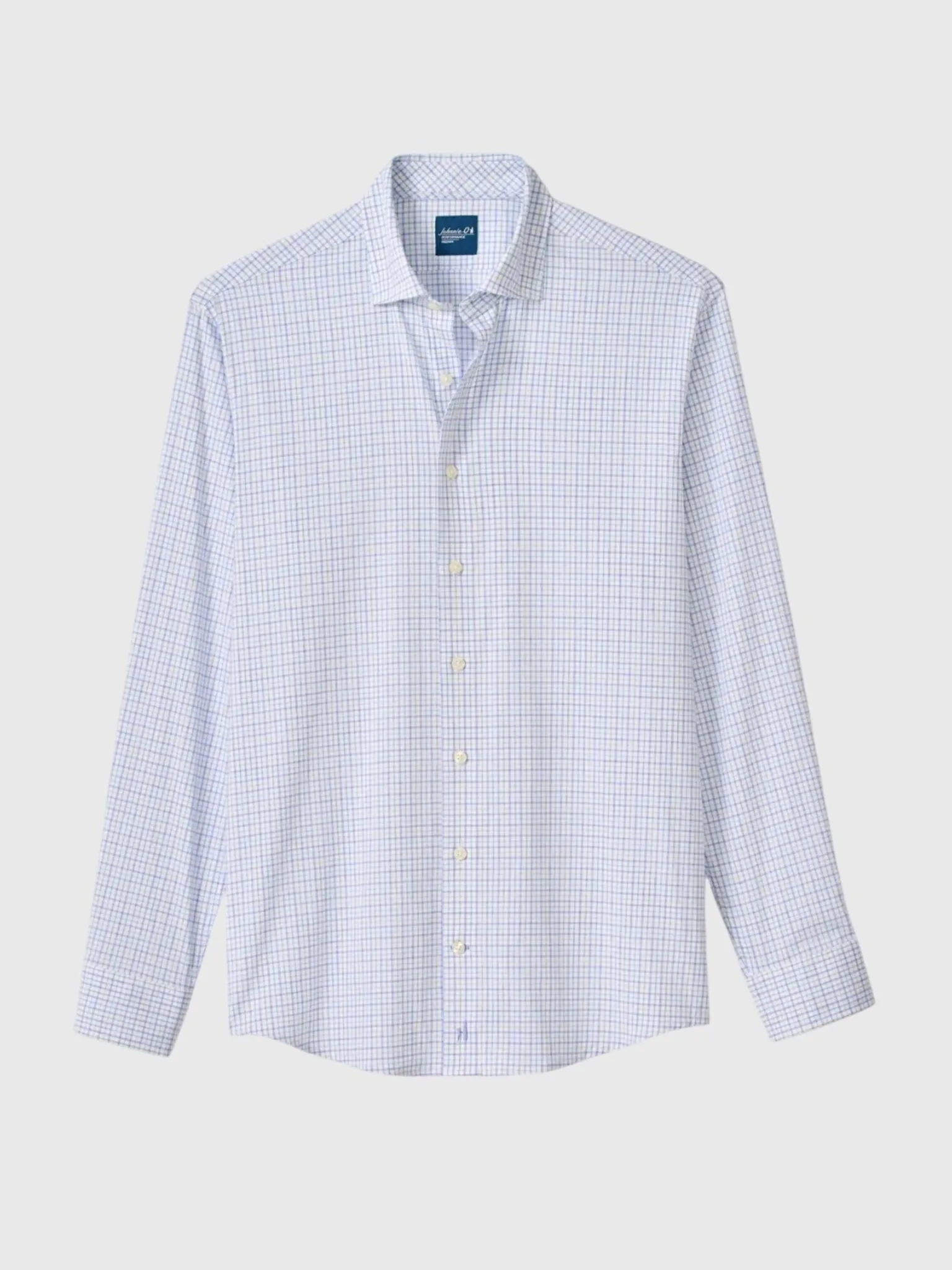 Johnnie-O Men's Briney Tattersall Everyday Performance Button-Down Shirt sold by Saint Bernard