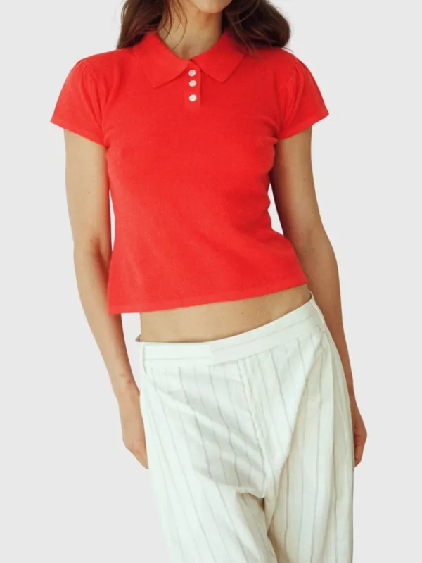Maggie Marilyn Women's Afternoon Tea Polo made by Saint Bernard