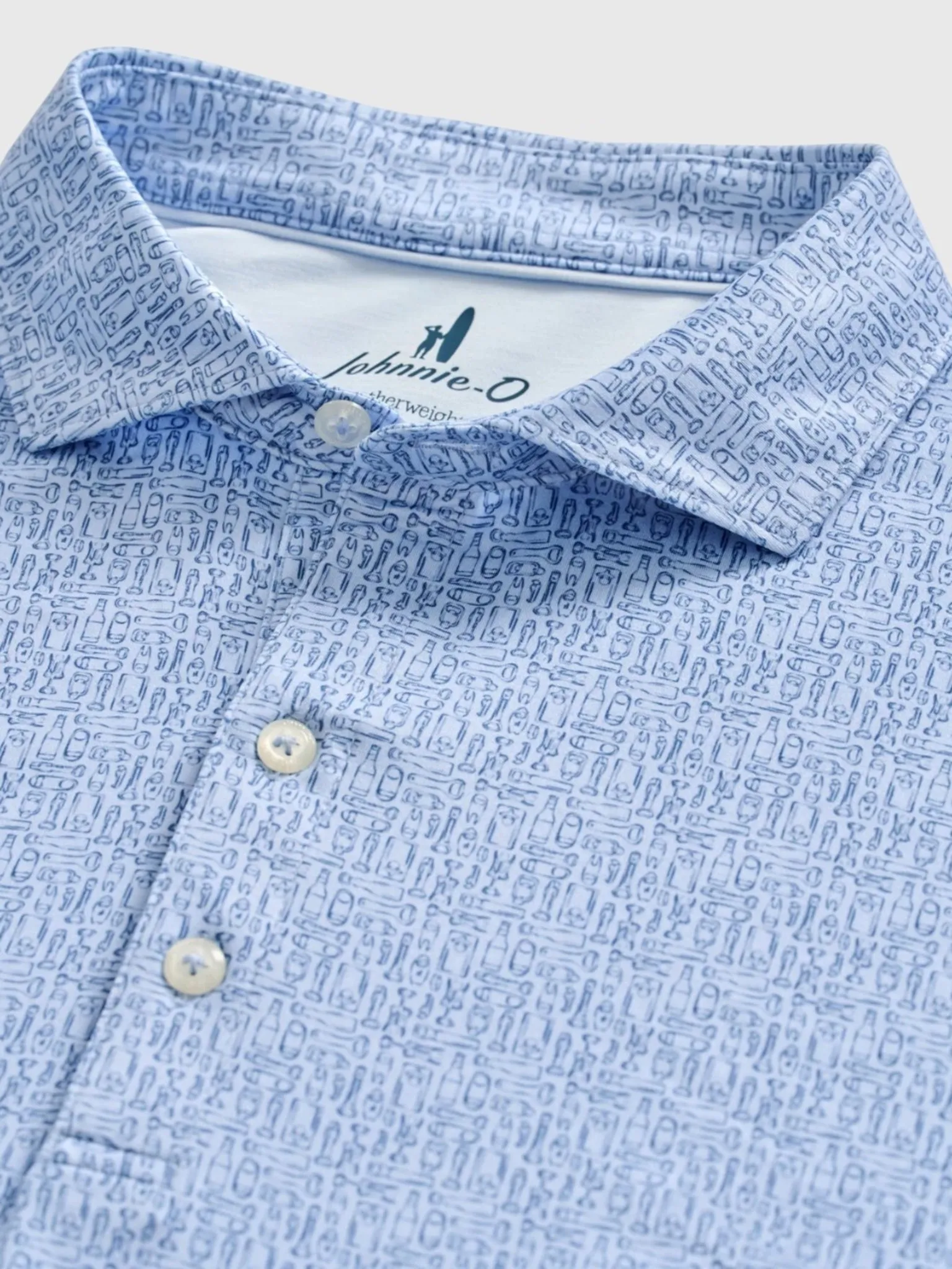 Johnnie-O Men's Popping Tops Performance Featherweight Polo sold by Saint Bernard product image thumbnail 2