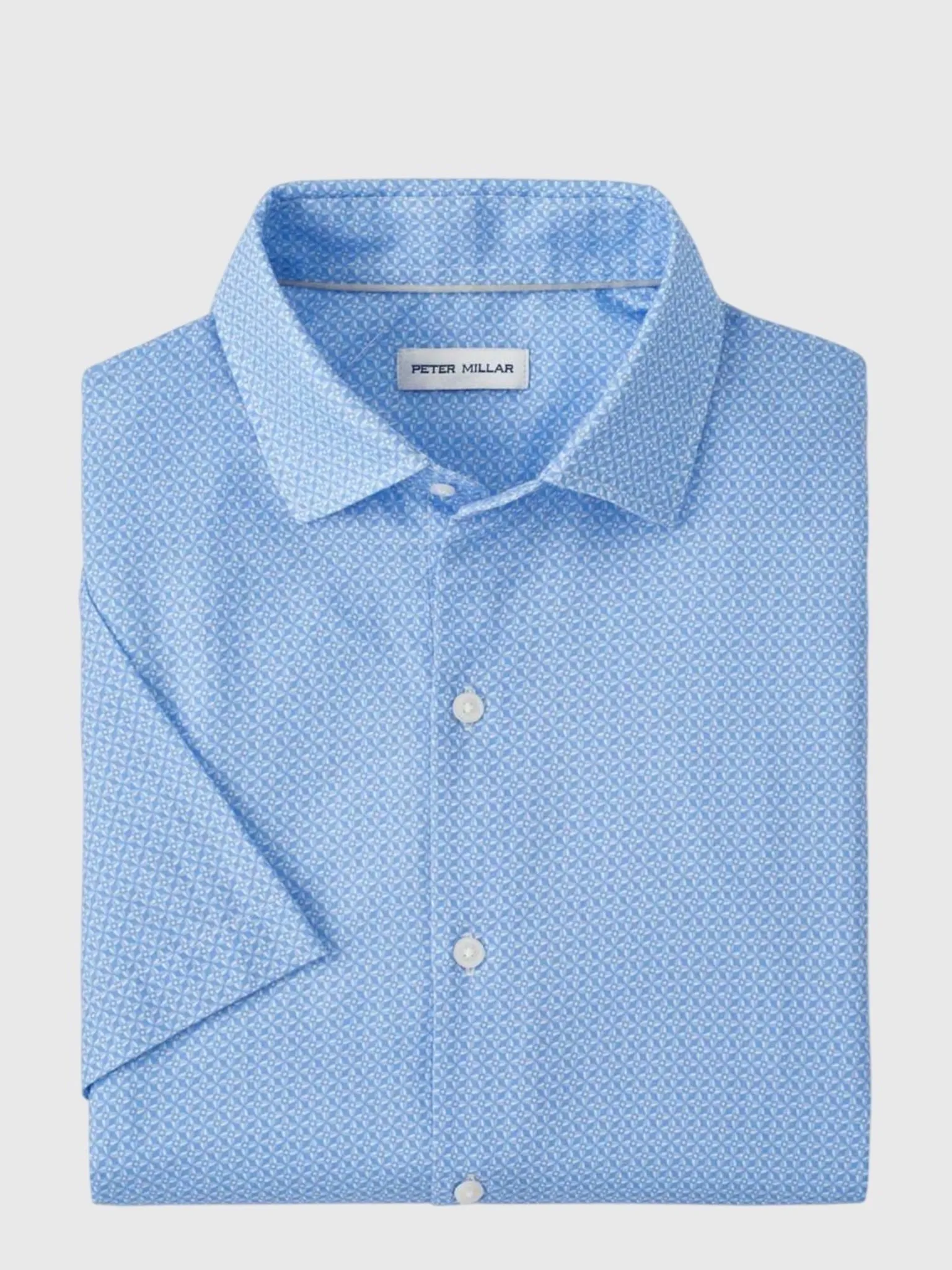 Peter Millar Crown Men's Windsail Cotton Lyocell Sport Shirt sold by Saint Bernard